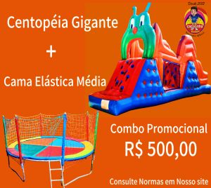 CENTOPÉIA GIGANTE + CAMA ELÁSTICA